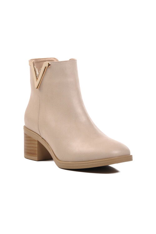 Beige Skin Womens Boots 547788 Z