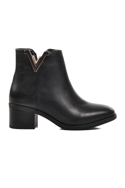 Black Skin Womens Boots 547788 Z