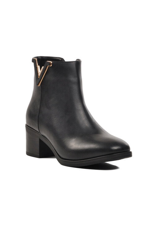 Black Skin Womens Boots 547788 Z