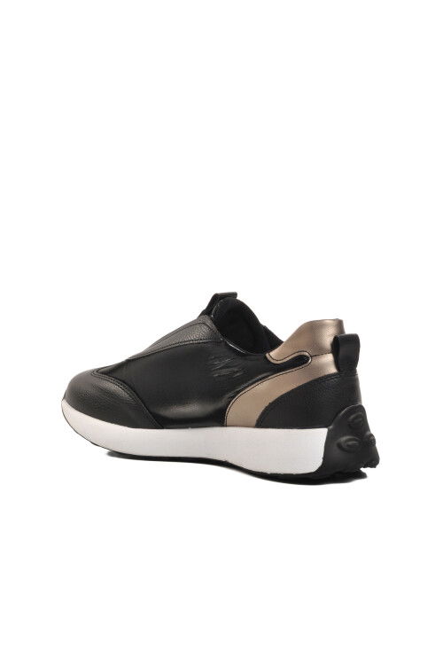 Black-White Womens Sneakers 7539 Z