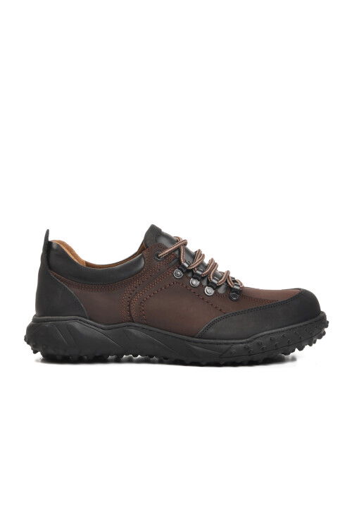 Black-Brown Mens Outdoor Shoes A-125 M