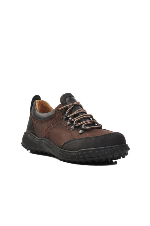 Black-Brown Mens Outdoor Shoes A-125 M