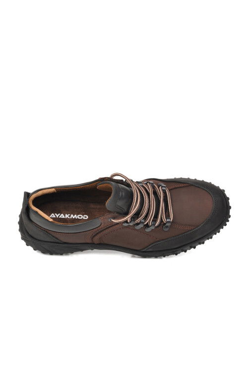Black-Brown Mens Outdoor Shoes A-125 M