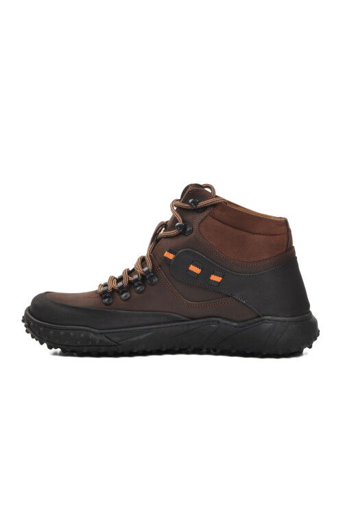 Black-Brown Mens Boots A-129 M