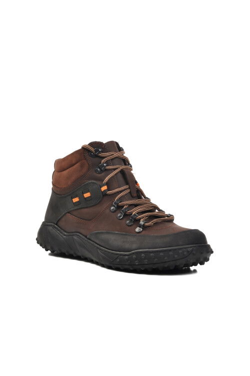 Black-Brown Mens Boots A-129 M