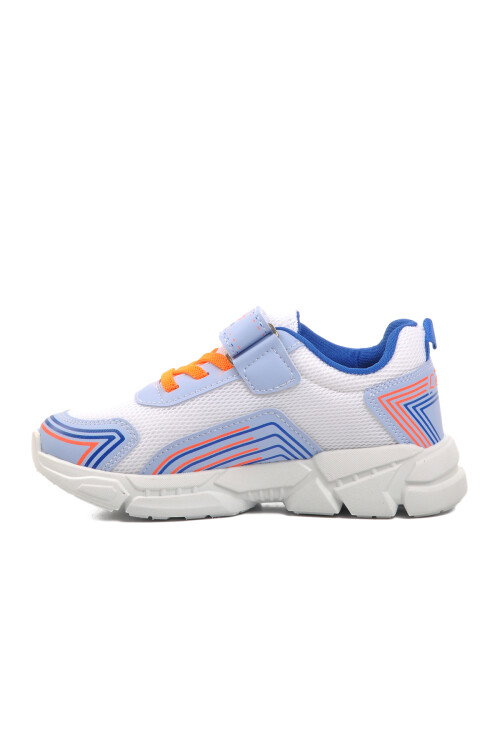 White-Blue Childrens Sports Shoes A-36 F