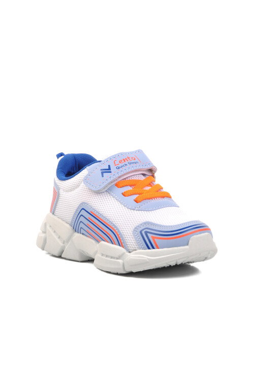 White-Blue Childrens Sports Shoes A-36 F