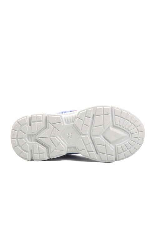 White-Blue Childrens Sports Shoes A-36 F