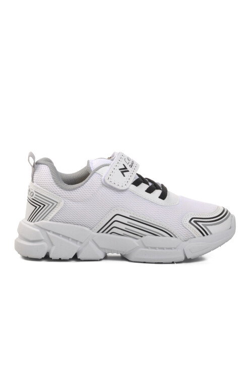 White-Black Childrens Sports Shoes A-36 F