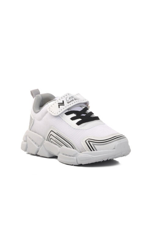 White-Black Childrens Sports Shoes A-36 F