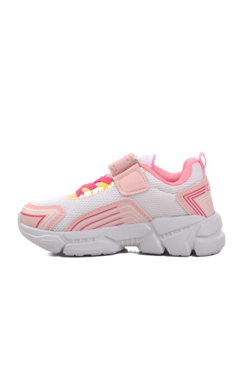 White-Pink Childrens Sports Shoes A-36 P