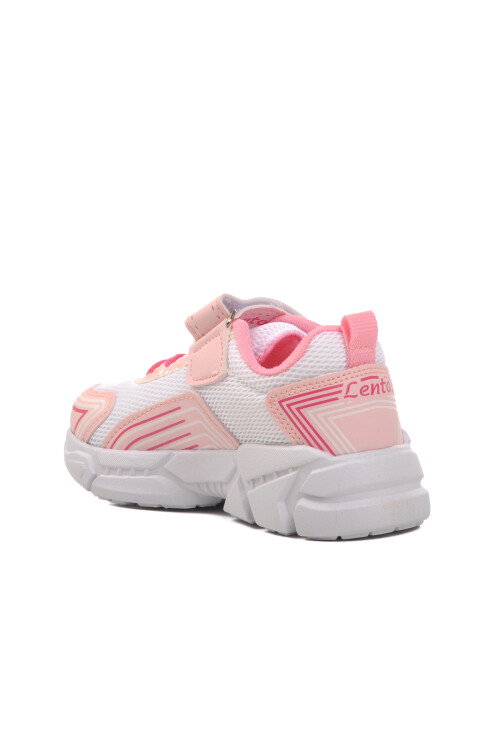 White-Pink Childrens Sports Shoes A-36 P