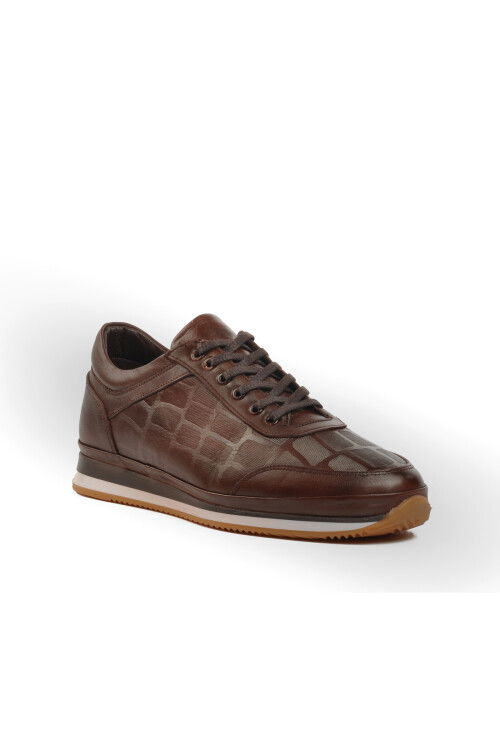 Brown Mens Casual Shoes E-166 M