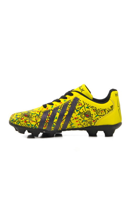 Yellow Kids Cleats Spider F