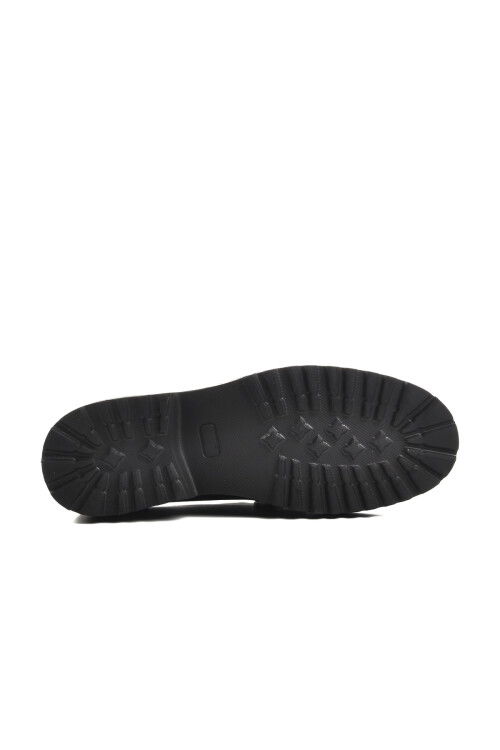 Black Open Genuine Leather Mens Classic Shoes Premium 7710 M