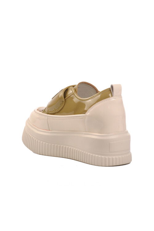 Beige Womens Sneakers 24K373 Z