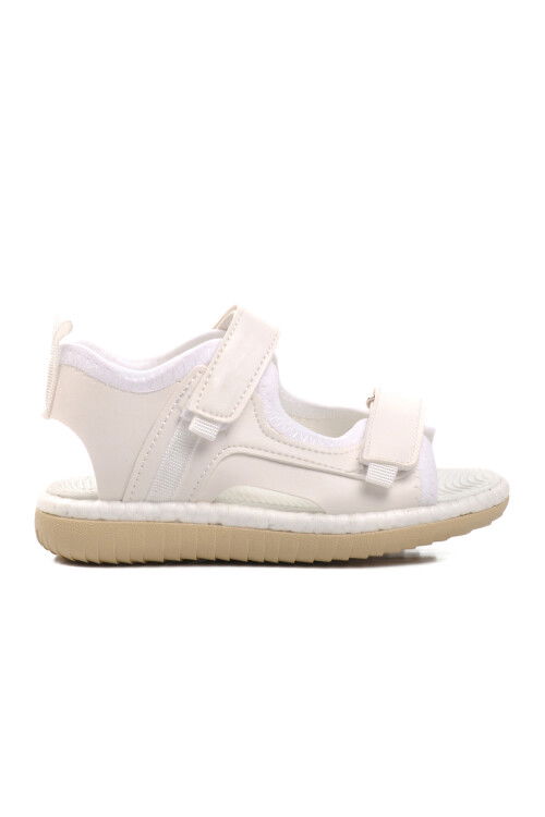 White Orthopedic Boys Sandals 24-996 P