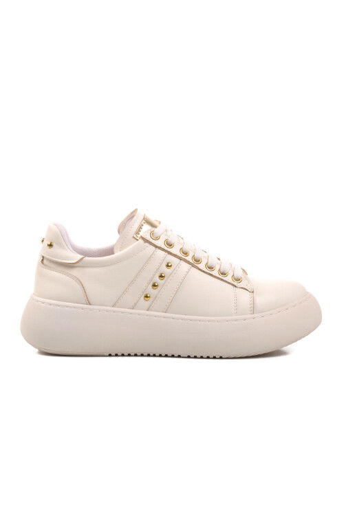 White Womens Sneakers K8590 Z