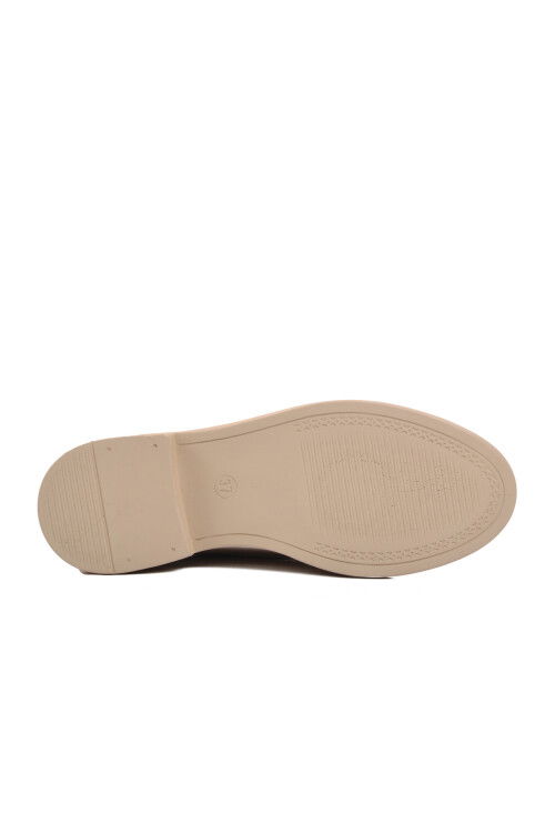 Beige Patent Leather Womens Casual Shoes 261161 Z