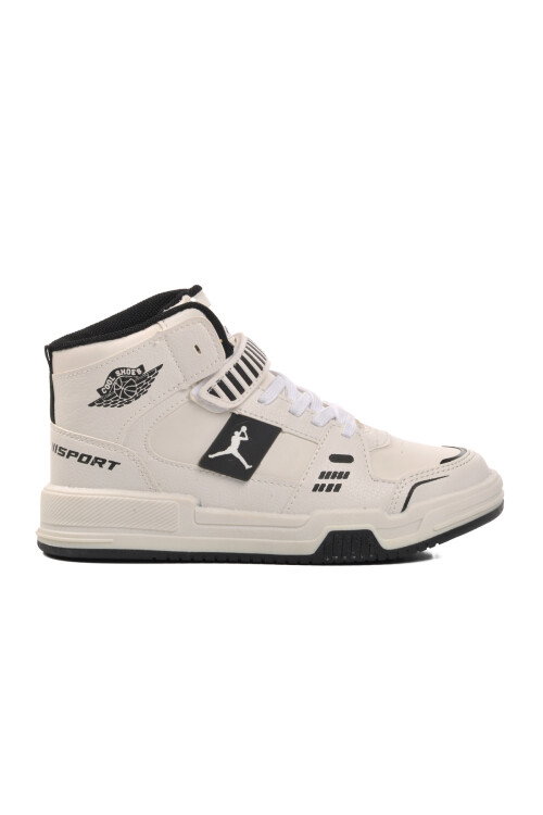 White Kids Sneakers King F