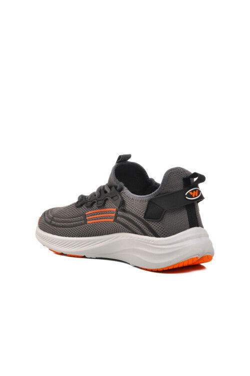 Smoke-Orange-White Mens Sneakers Onega M