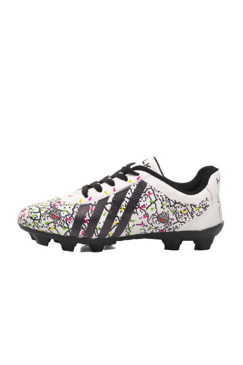 White Kids Cleats Spider F