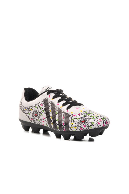 White Kids Cleats Spider F