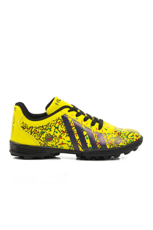 Yellow Kids Artificial Turf Shoes Spider F