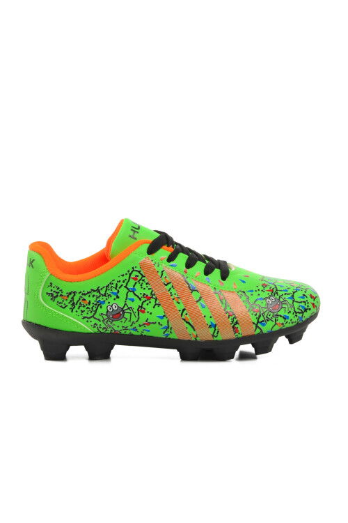 Green Kids Cleats Spider F