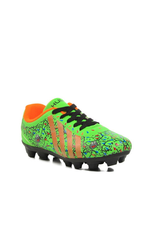 Green Kids Cleats Spider F