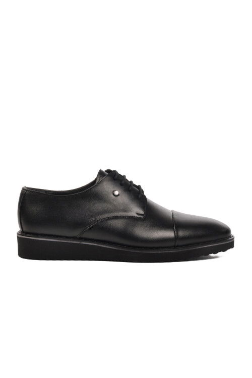 Black Skin Mens Casual Shoes P400 M