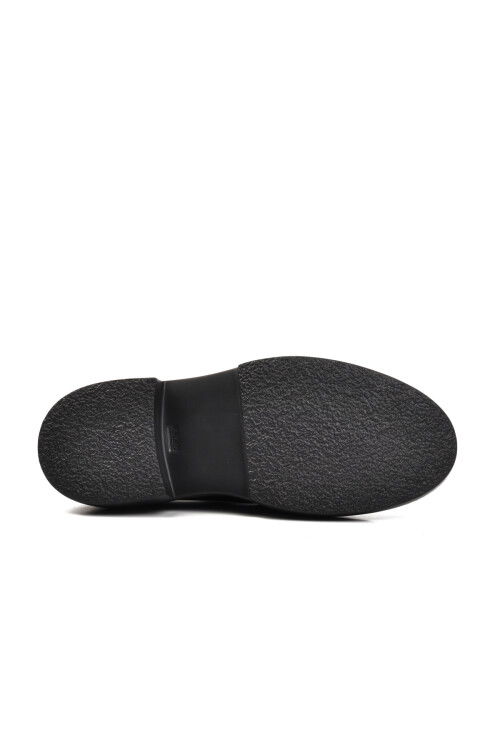 Black Genuine Leather Wide-Mounted Mens Classic Shoes Premium 1085 M