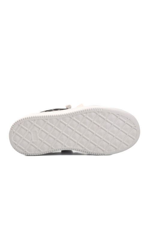 Black Gray Genuine Leather Unisex Sneaker Premium 1306 G