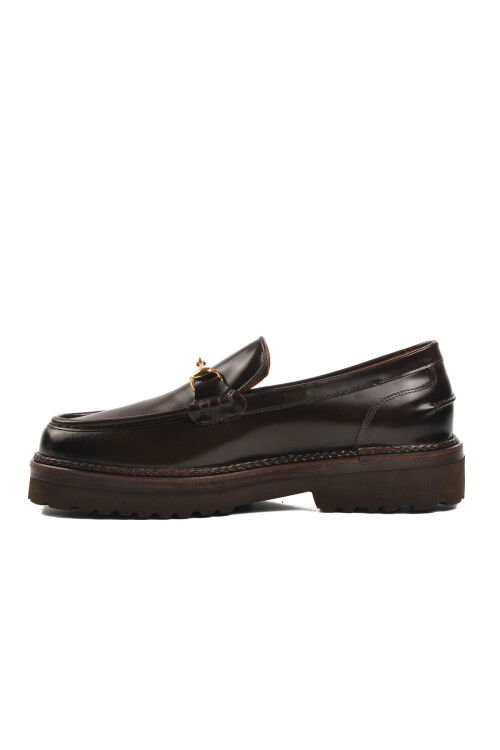 Kahve Açma Hakiki Deri Erkek Klasik Ayakkabı Premium 7710 M