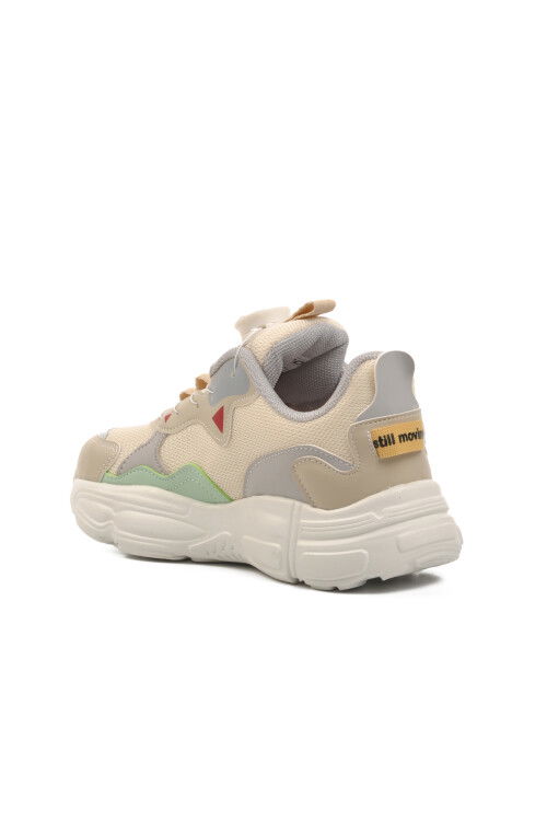 Beige Childrens Sneakers Rex F