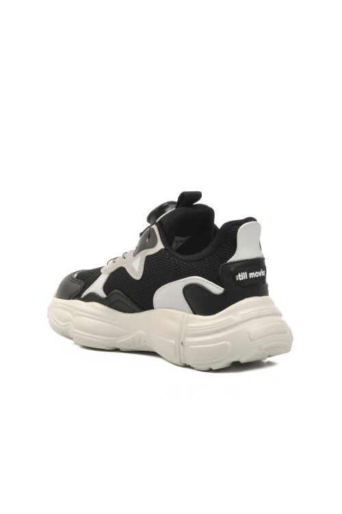 Black Childrens Sneakers Rex F