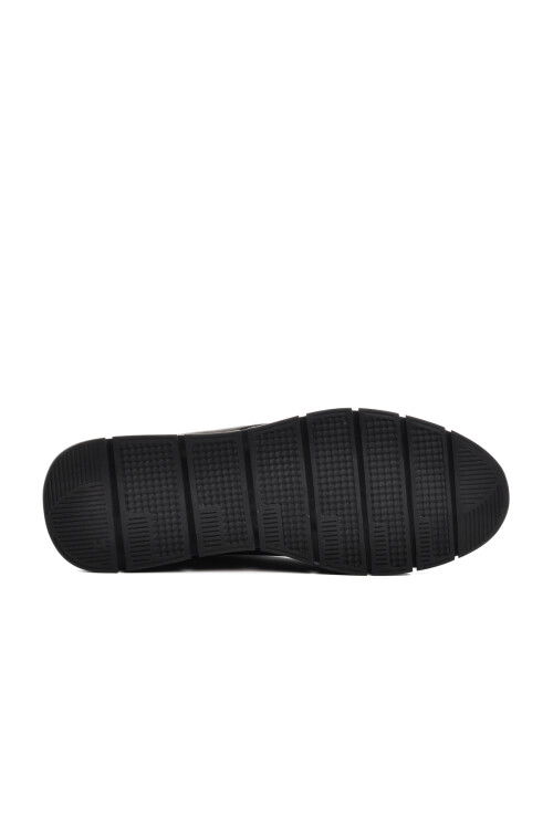 Black Genuine Leather Mens Casual Shoes 4781 M