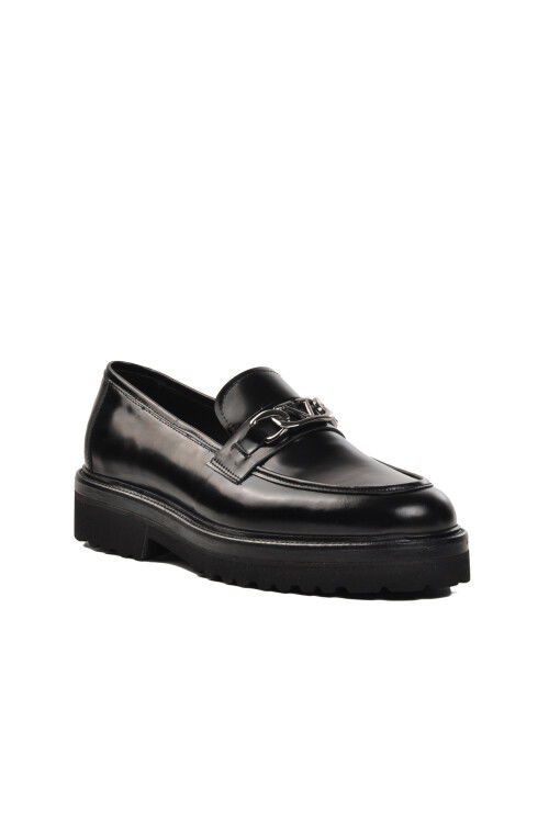 Black Wide Fit Genuine Leather Mens Classic Shoes Premium 601 M
