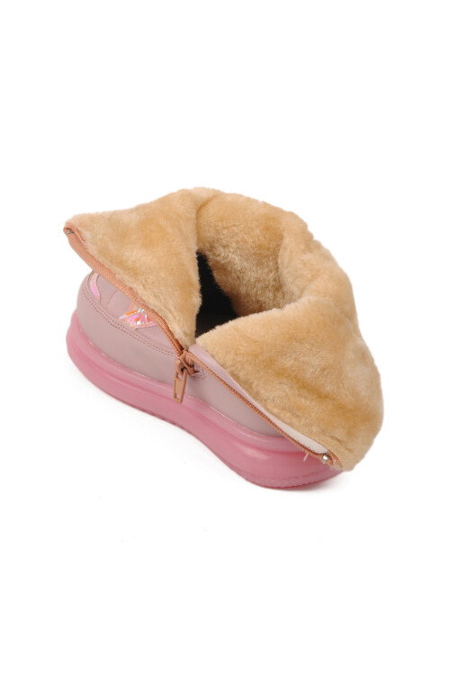 Pink Fur Inside Girls Boots Yelets 25K B