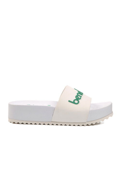 White Womens Slippers Benetton BN-1212 Z