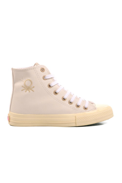 Beige Womens Hi Sneaker BN-31042 Z