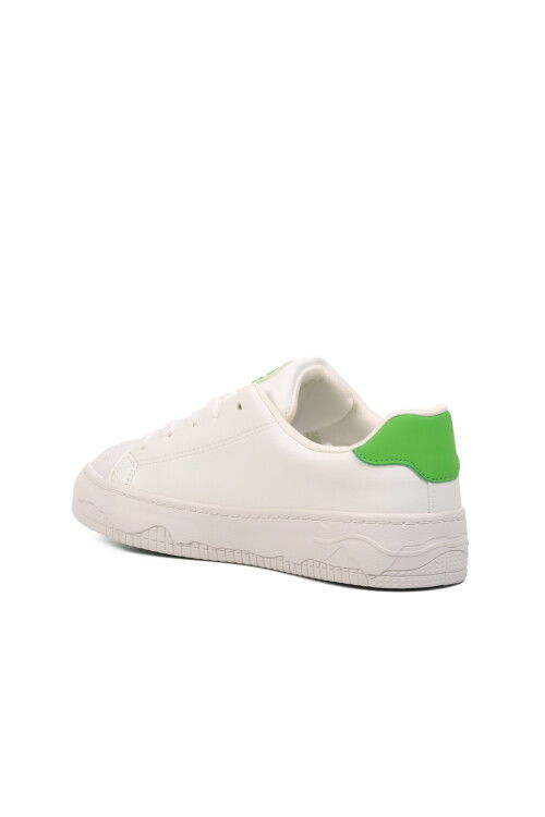 Beyaz-Yeşil  Unisex Sneaker Benetton BNI-10102 Z