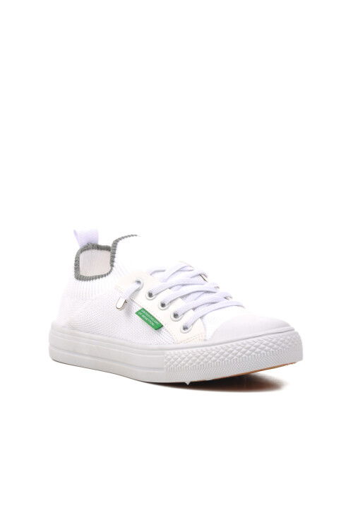 White Womens Sneakers Benetton BNI-10233 Z