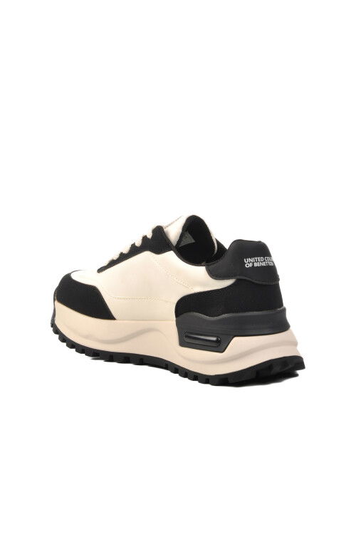 White-Black Womens Sneakers Benetton BNI-11235 Z