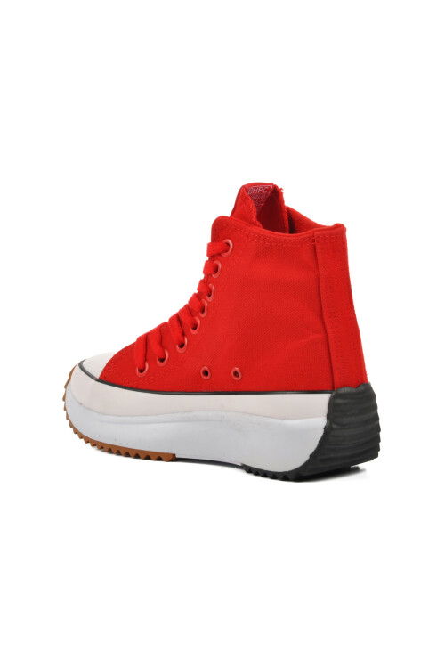 Red Unisex Hi Sneaker PO-30100 G