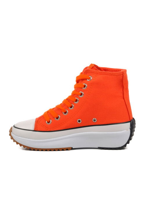 Orange Unisex Hi Sneaker PO-30100 G