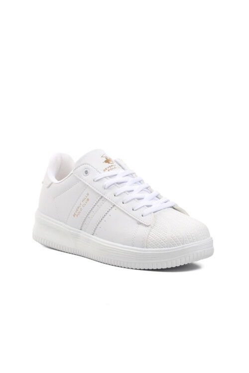 White Faux Leather Mens Sneakers Beverly Hills Polo Club Po-30161 M