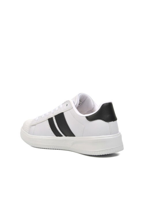 Beyaz-Siyah  Unisex Sneaker PO-30162 G