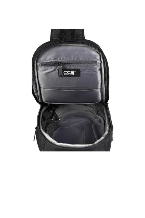 حقيبة صدر سوداء للجنسين بحزام كتف 31301