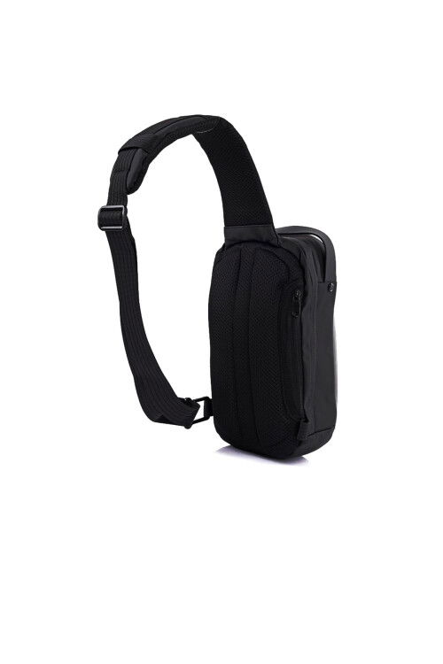 Black Unisex Shoulder Bag CCS London 51467 Bag